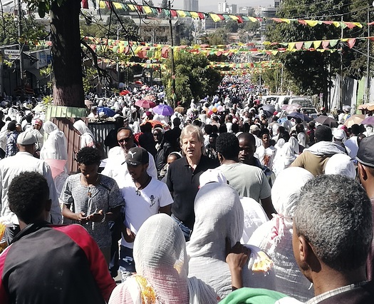Etiopian Addis Abebassa on yli kolme miljoonaa asukasta. Suurkaupunkien vkimr tulee kasvamaan erityisesti Afrikassa, mik muuttaa mys lhetystyn painopisteit, toteaa Ari Joensuu. Kuva: Daniel Lepojrvi