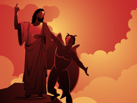 Jeesus vastusti viettelev paholaista. Sama voima on annettu kristitylle. (Shutterstock)