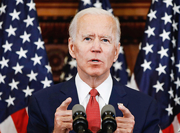 Joe Biden astuu Yhdysvaltain presidentinvirkaan 20. tammikuuta. Kuva: Shutterstock